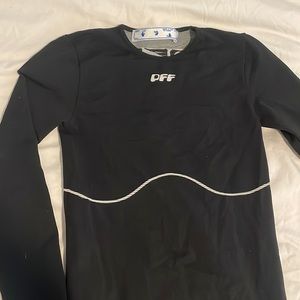 OFF-WHITE long sleeve dress